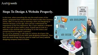 Steps To Design A Website Properly