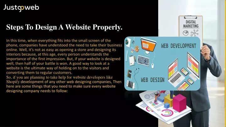 steps to design a website properly in this time