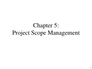 chapter 5 project scope management