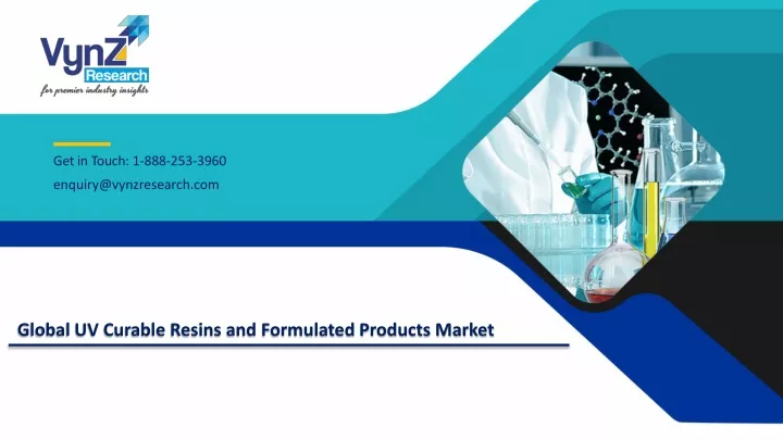 global uv curable resins and formulated products
