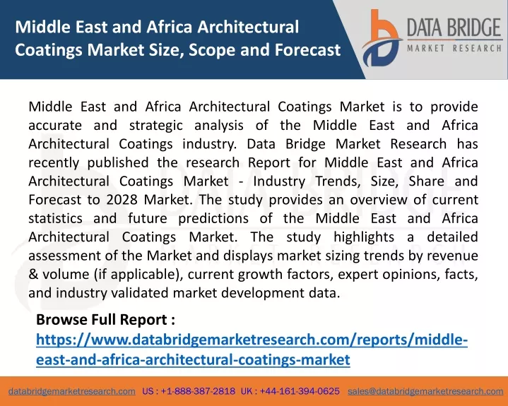 middle east and africa architectural coatings