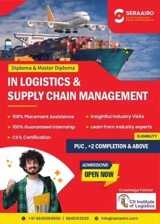 Diploma and Master Diploma in Logistics & Supply Chain Management