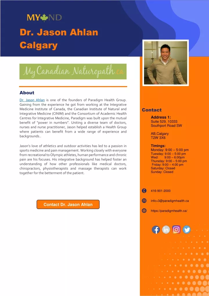 dr jason ahlan calgary