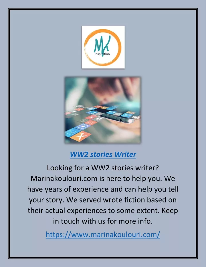 ww2 stories writer