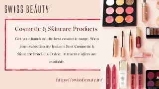 Cosmetic & Skincare Products Swiss Beauty