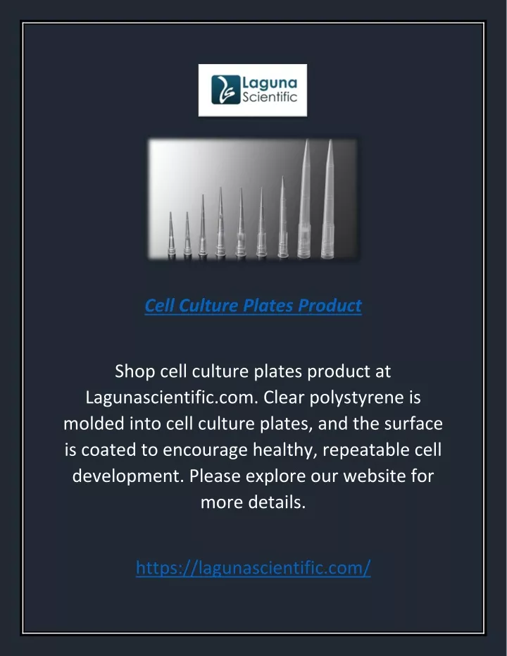 cell culture plates product
