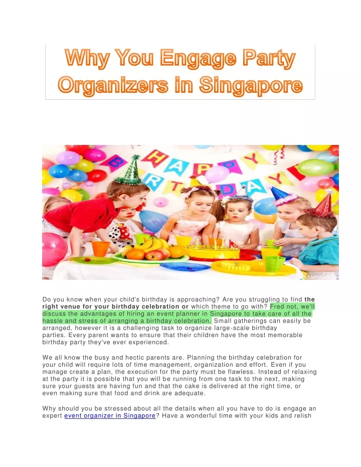 do you know when your child s birthday