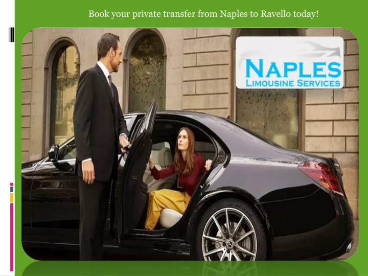 book your private transfer from naples to ravello