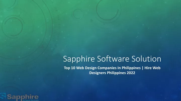 sapphire software solution