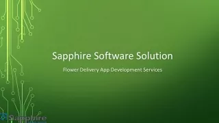 sapphire software solution