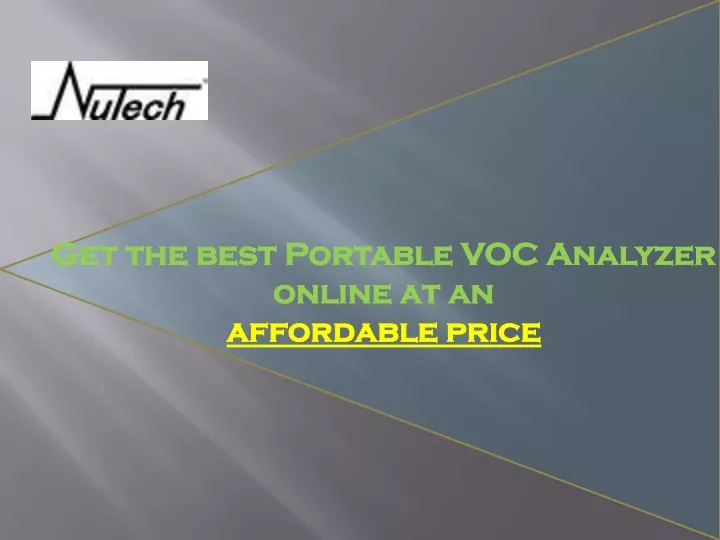 get the best portable voc analyzer online