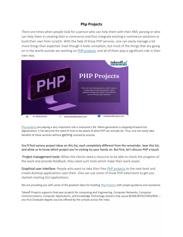 php projects