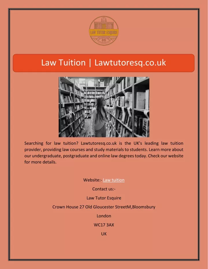 law tuition lawtutoresq co uk