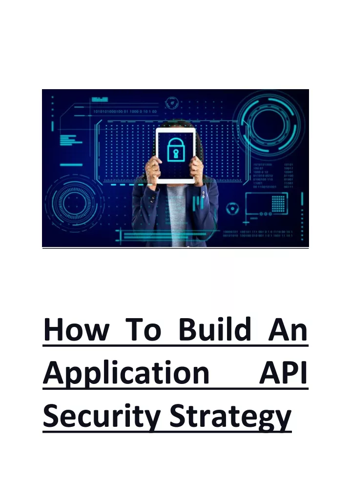 how to build an application security strategy