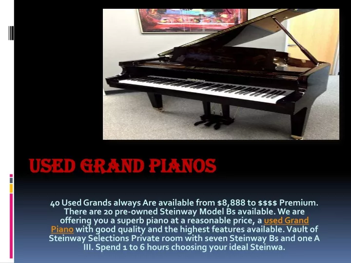 used grand pianos