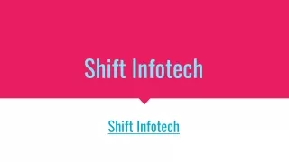 Mobile App Development Dubai | App Development | shiftinfotech.com
