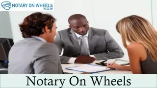 Notary Service in Phoenix, AZ  | Notary On Wheels