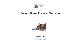 Bounce House Rentals - Overview