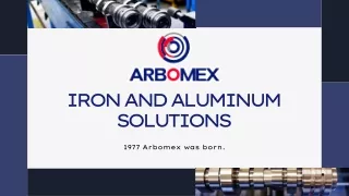 Iron and aluminum solutions