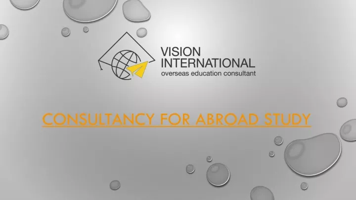 consultancy for abroad study