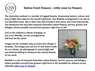 Little Love Co - Best Adelaide Florist - Little Love Co Flowers