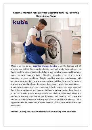 repair maintain your everyday electronic items