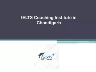 IELTS Coaching Institute in Chandigarh - Abroad Gateway