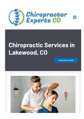 Sports Chiropractic in Thornton Colorado