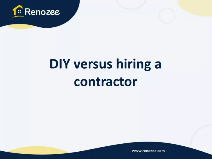 diy versus hiring a contractor