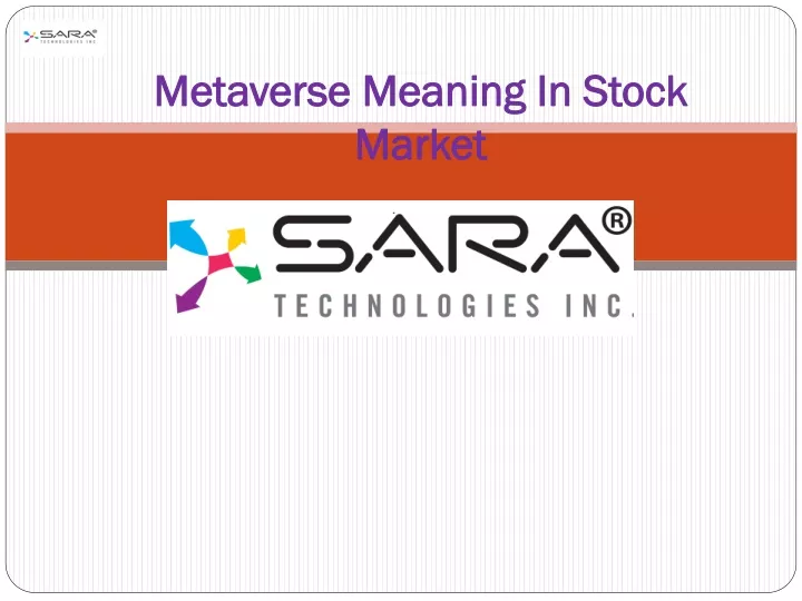 metaverse meaning i n stock market