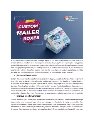 many businesses and individuals send packages