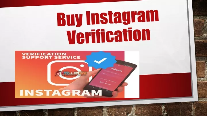 buy instagram verification