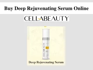 Buy Deep Rejuvenating Serum Online