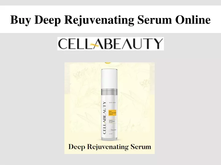 buy deep rejuvenating serum online