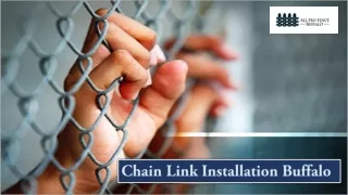 Chain Link Installation Buffalo