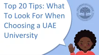 Top 20 Tips_ What To Look For When Choosing a UAE University