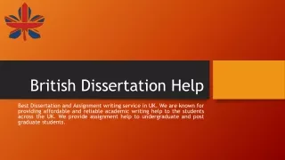 british dissertation help