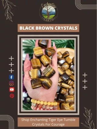 Shop Enchanting Tiger Eye Tumble Crystals For Courage