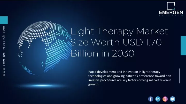 light therapy market size worth usd 1 70 billion