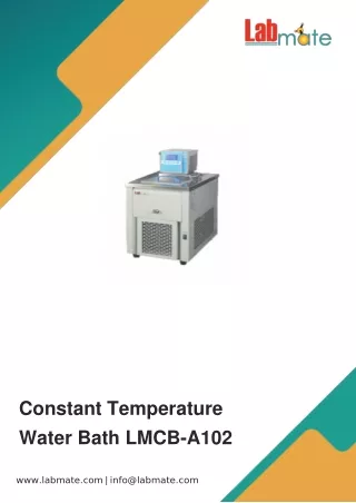constant temperature water bath lmcb a102