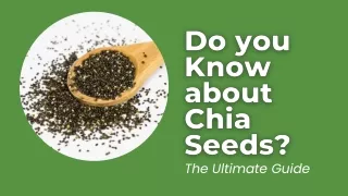 Do you Know about Chia Seeds? | Eatier