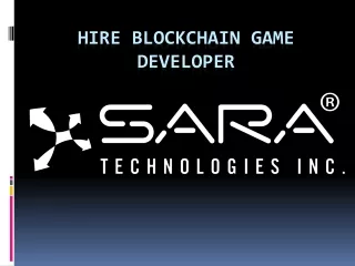 hire blockchain game developer