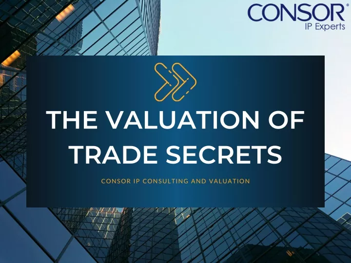 the valuation of trade secrets