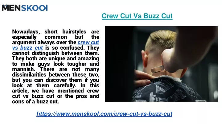 crew cut vs buzz cut