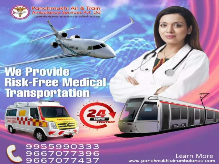 PPT - Hire Air Ambulance in Patna and Raipur with Hi Tech Medical ...