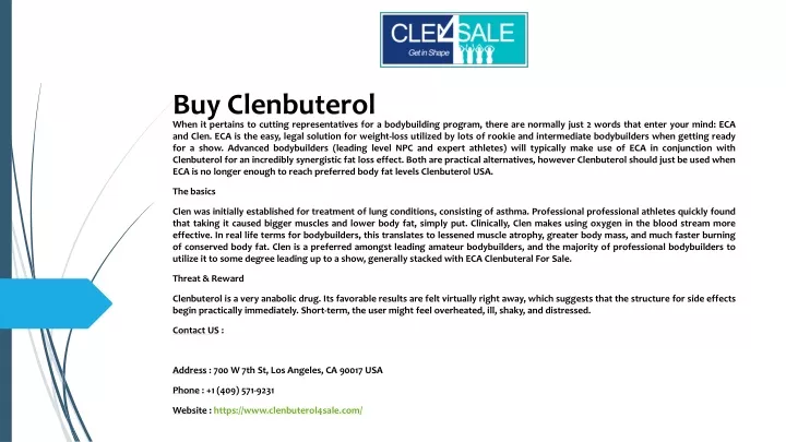 buy clenbuterol