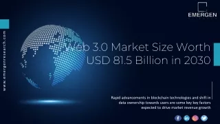 web 3 0 market size worth usd 81 5 billion in 2030