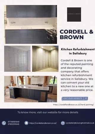 Kitchen Refurbishment in Salisbury