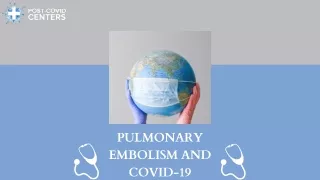 Pulmonary embolism in patients with coronavirus