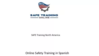 safe training north america